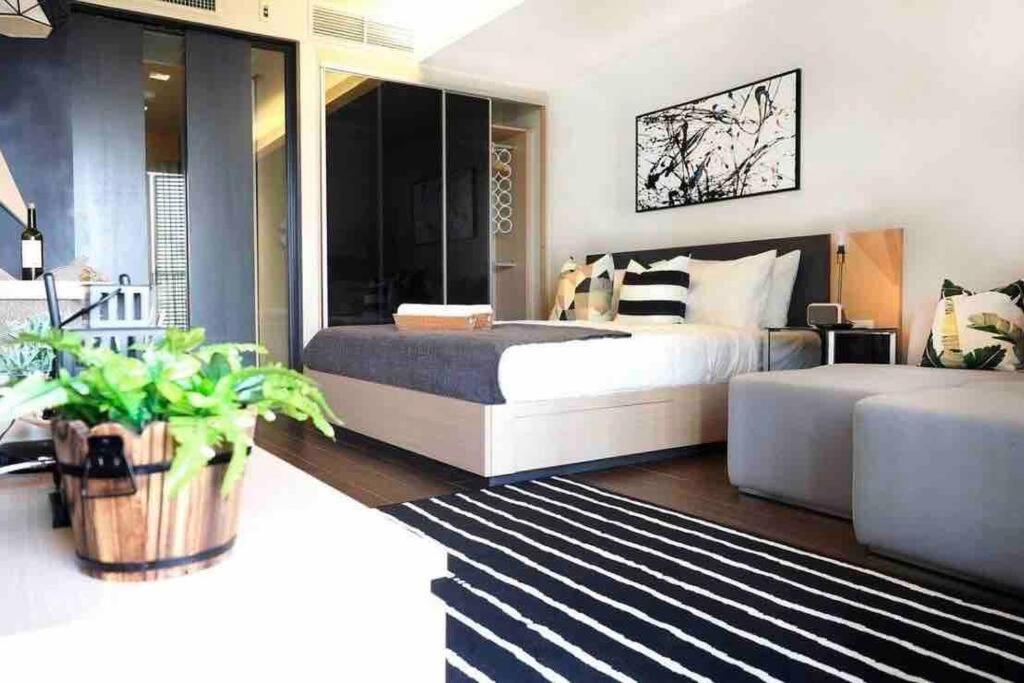 Apartamento Stylish 1 Bedroom, Pool,bts Asok, Sukhumvit Bangkok